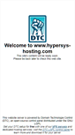Mobile Screenshot of hypersys-hosting.com